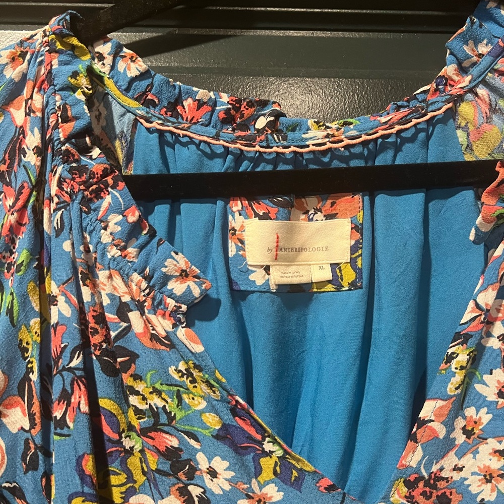 Anthropologie Robin Tiered Mini Dress